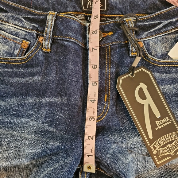 **Rock Revival Sz 26 Easy Capri Jeans - Picture 6 of 8